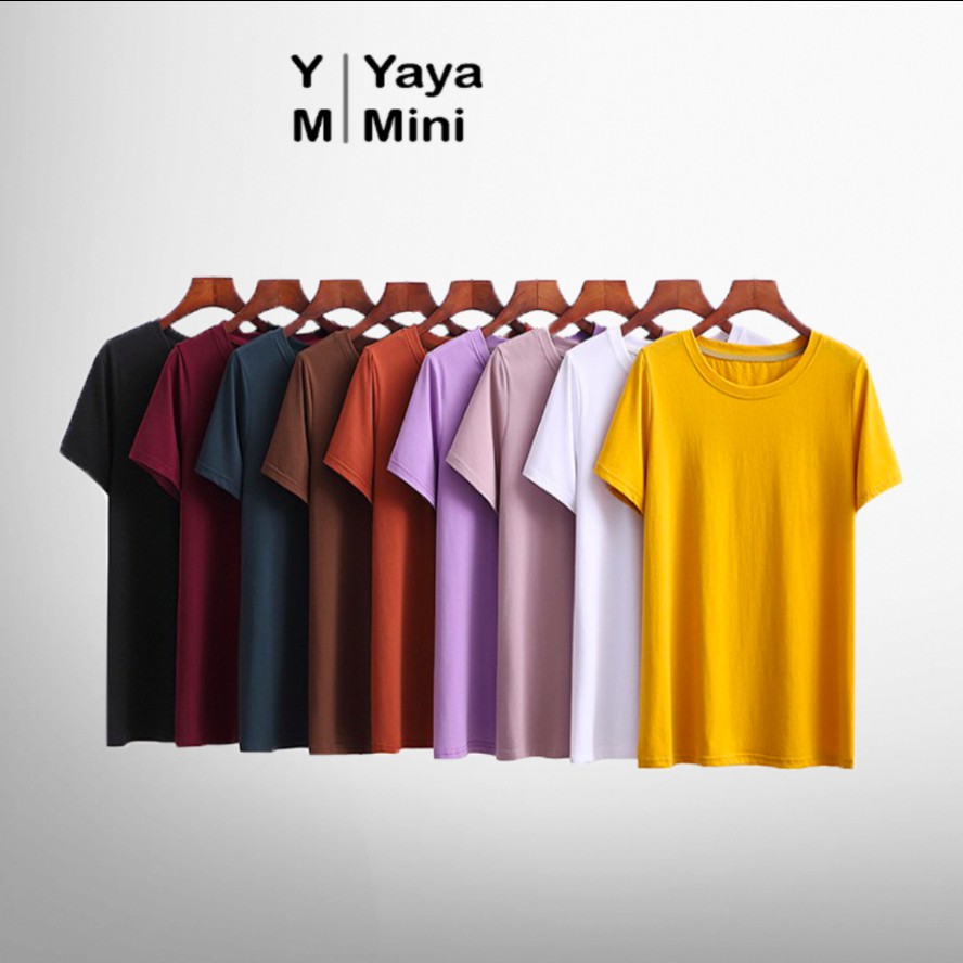 Áo Thun Trơn Cotton Cao Cấp Unisex C͇O͇ ͇G͇I͇Ã͇N͇ ͇S͇I͇Ê͇U͇ ͇T͇Ố͇T͇ Xem Video [Hỗ Trợ Đổi Trả Miễn Phí]