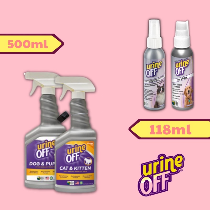 Xịt khử mùi nước tiểu mèo chó Urine off xuất xứ Mỹ