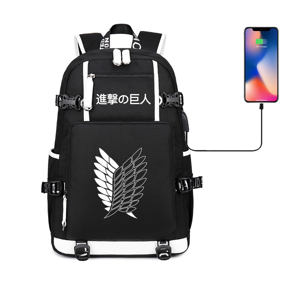 Ba Lô Đi Học Họa Tiết Anime Attack on Titan Cá Tính