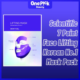 OnePick) Mặt nạ chuyên nâng cơ 7 vùng da với tác dụng tăng đàn hồi da,  cải thiện nếp nhăn, nâng cơ mặt [Dewycel 7 Lifting Mask Pack]