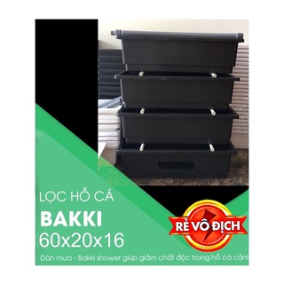 Lọc bể cá baki kèm ống dàn mưa bể cá, hồ Koi giá rẻ 3,4 tầng
