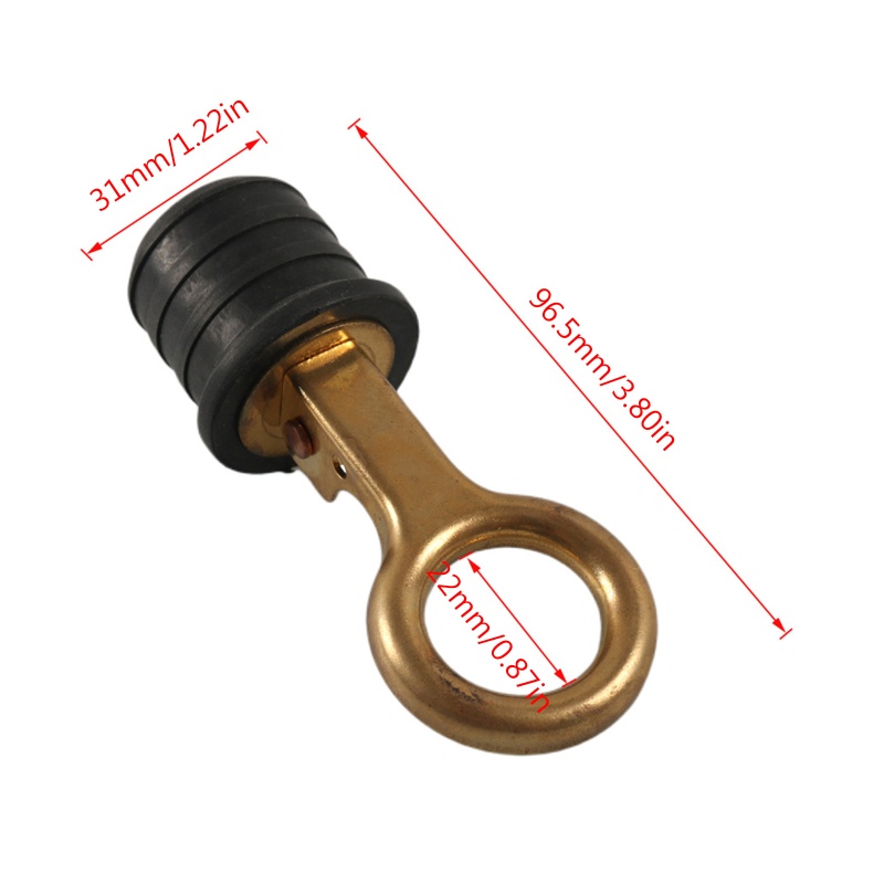 Nút Bịt Cống Thoát Nước Bằng Đồng Thau Cho Tàu Thuyền