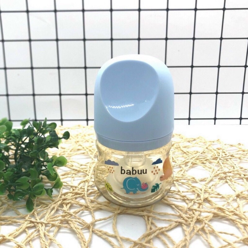 Bình sữa Babuu PPSU 90ml/210ml/270ml tặng kèm núm