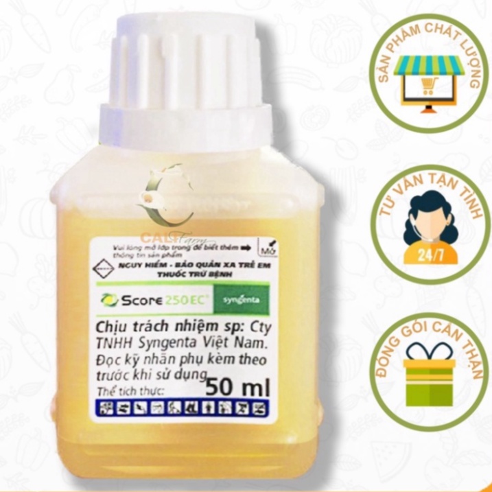 Thuốc trừ bệnh Score 250EC 50ml . Nông Dược Xanh