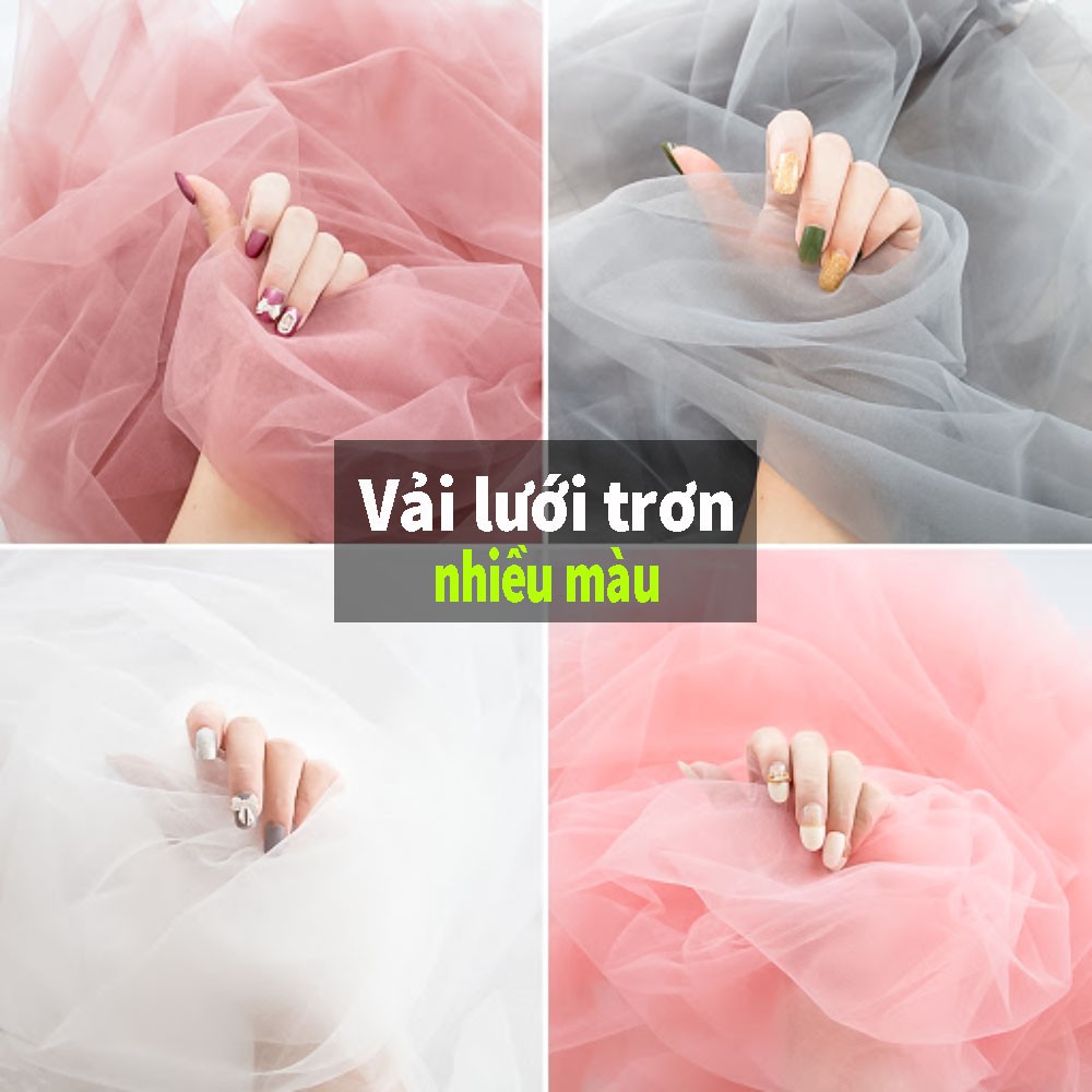 Phông nền chụp ảnh vải tuyn lưới, phụ kiện chụp ảnh nail, vải tuyn lưới chụp trang sức, mỹ phẩm, nước hoa Maxshop Độc