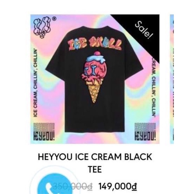 Pass áo phông heyyou size L màu trắng
