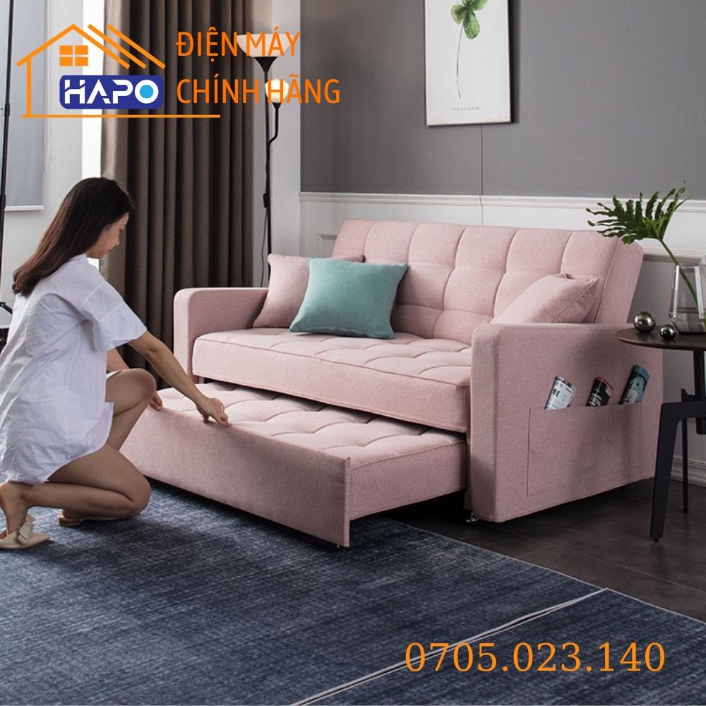 Ghế sofa thông minh cao cấp mở rộng thành giường linh hoạt, Sofa giường đa năng thiết kế hiện đại cho gia đình văn phòng