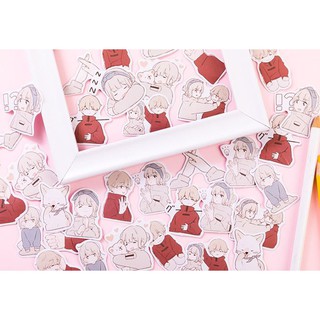 Bộ 45 Sticker Boy Girl E90