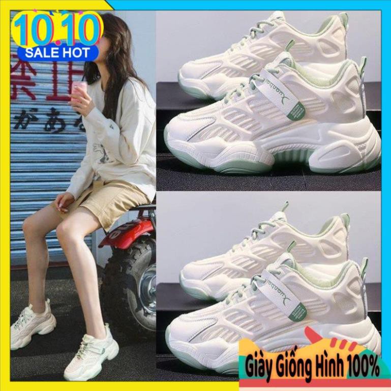 ff [HÀNG CAO CẤP] Giày Sneaker Nữ XB Thêu Hoa Cúc Đế Triple S Phong Cách Hàn Quốc Az11 HOT ' !