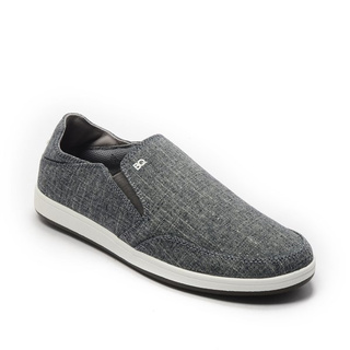 GIÀY BQ - Giày Slip-on nam xỏ may viền mũi màu xám, GTT 6244 Đổi trả trong 30 ngày