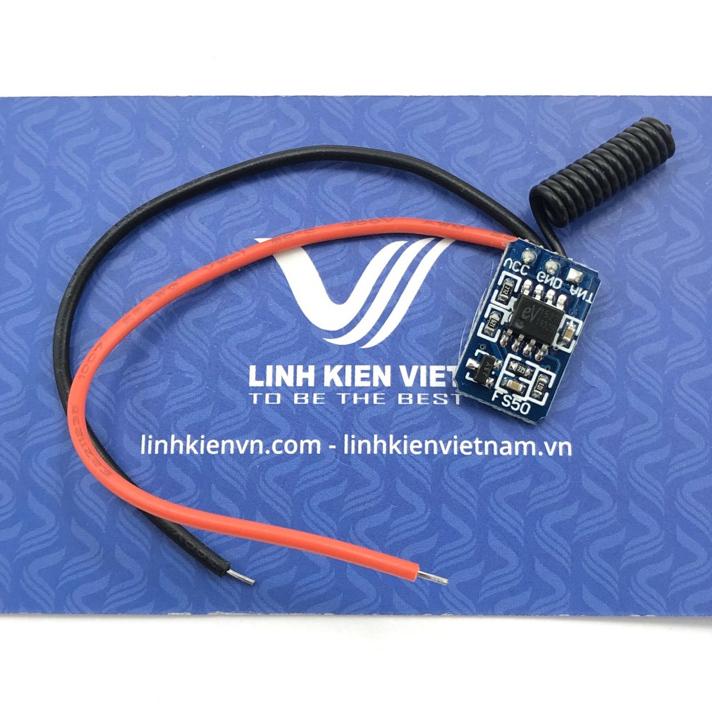 Module phát RF 433MHZ 1 kênh tự phát chip EV1527 - S4H23