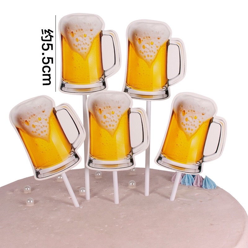 Trang trí bánh sinh nhật - Sét thẻ giấy trang trí bánh kem mới nhất