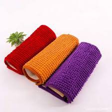 Thảm chùi chân san hô 2 lớp loại lớn szie 30x50cm cao cấp - Màu ngẫu nhiên