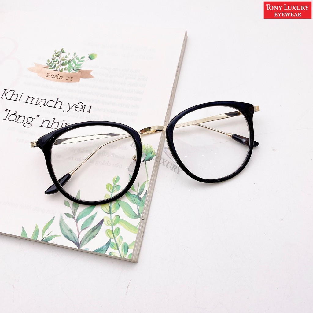 Gọng Kính Cận Nhựa Tròn To Tony Luxury Eyewear Q2-9237 - Nhận Cắt Tròng Cận Viễn Loạn | BigBuy360 - bigbuy360.vn