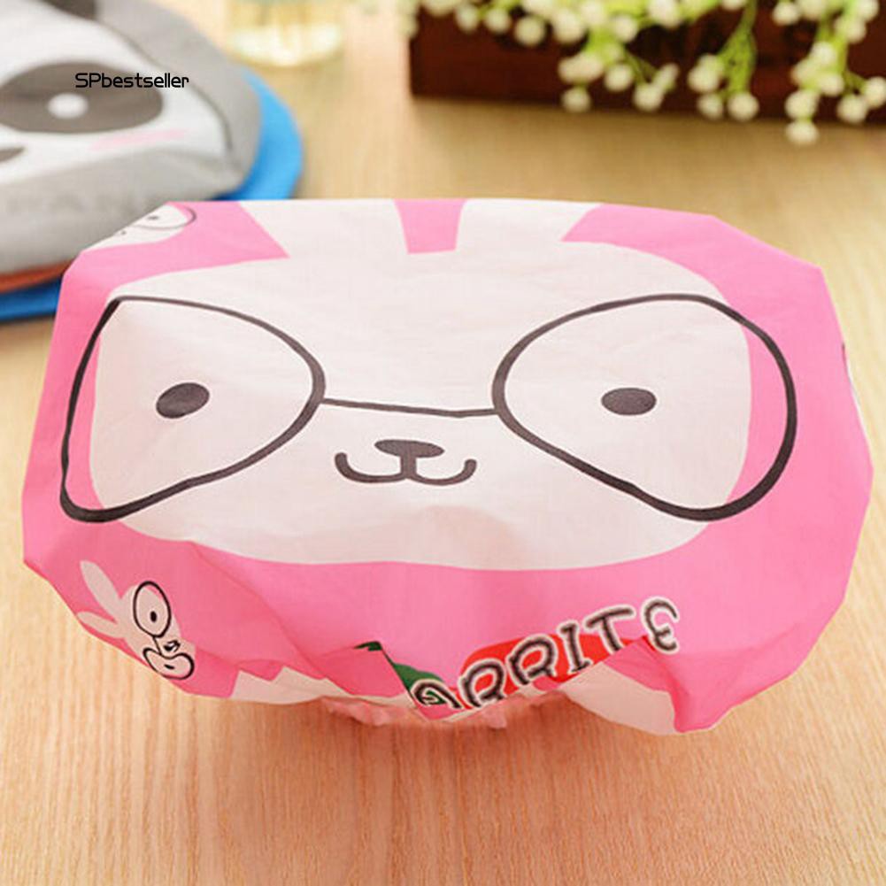 Mũ tắm chống nước in hình động vật dễ thương cho bé