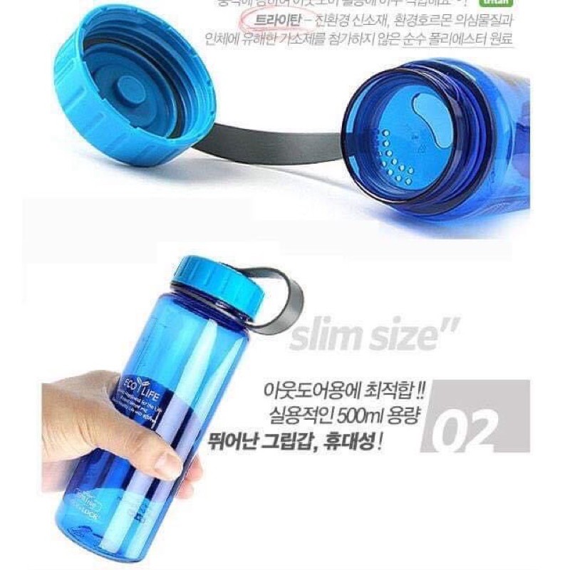 Bình nước thể thao lock 500ml
