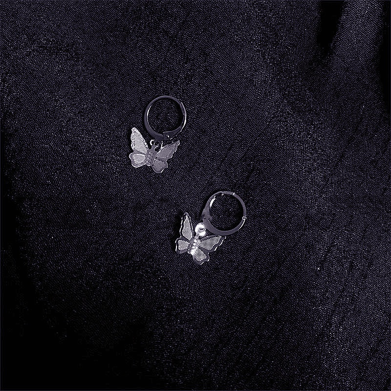Bông tai hình bướm đơn giản thời trang cho nữ