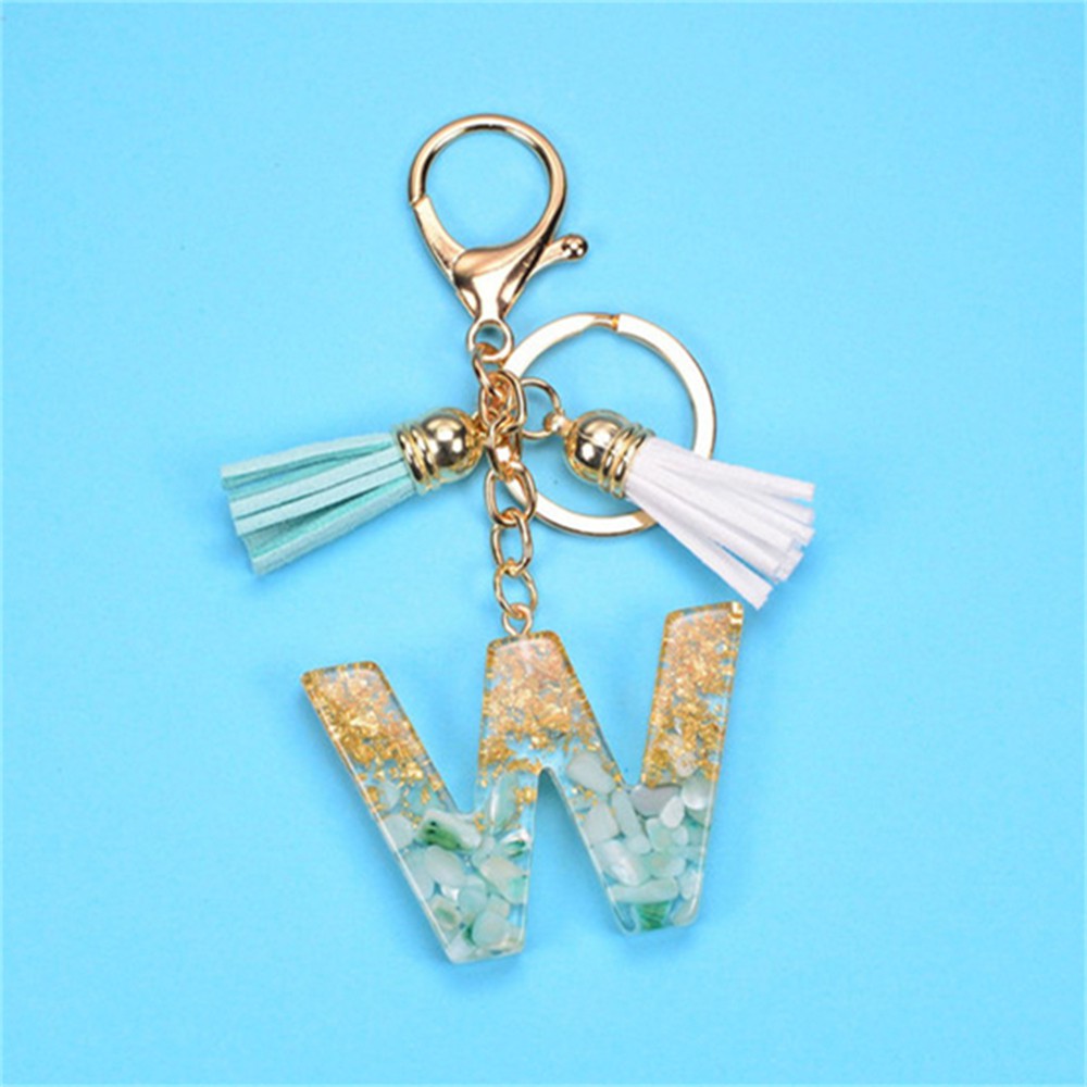 Mới Set 26 Mặt Trang Trí Móc Khóa Hình Chữ Cái Xinh Xắn