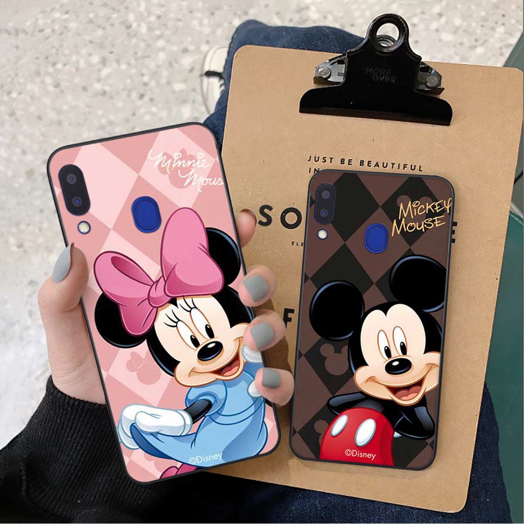 Ốp lưng điện thoại Samsung M20 / M30 hình mic key min nie mouse thời trang, vỏ ốp rẻ đẹp