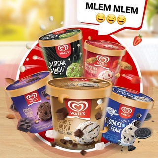 (GIAO LIỀN) KEM WALL'S HỘP LỚN 750ML CÁC LOẠI