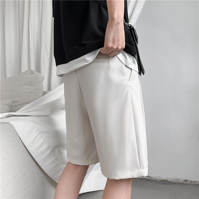 Quần đùi điện thoại màu trơn kiểu dáng thời trang phong cách Hàn Quốc dành cho nam | BigBuy360 - bigbuy360.vn