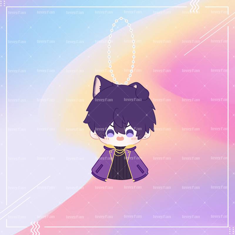 Ag Luxiem Móc Khóa Búp Bê Nhồi Bông Anime Mysta Shu Ike Luca NIJISANJI Vtuber