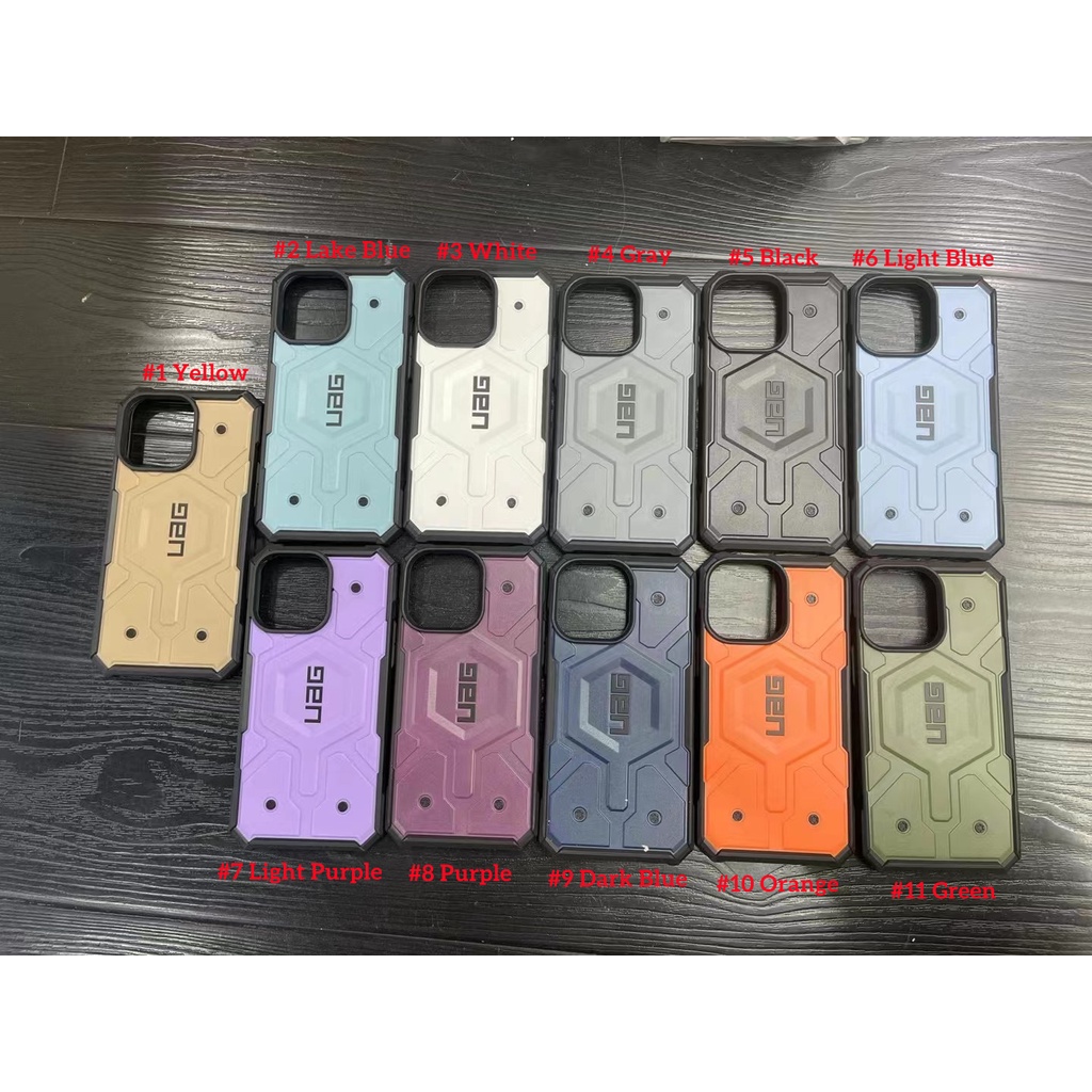 Uag Ốp Điện Thoại Chống Vỡ Họa Tiết Lông Vũ Kiểu Quân Đội Cho iPhone 14 plus 14 pro max 13 pro max 12 pro max