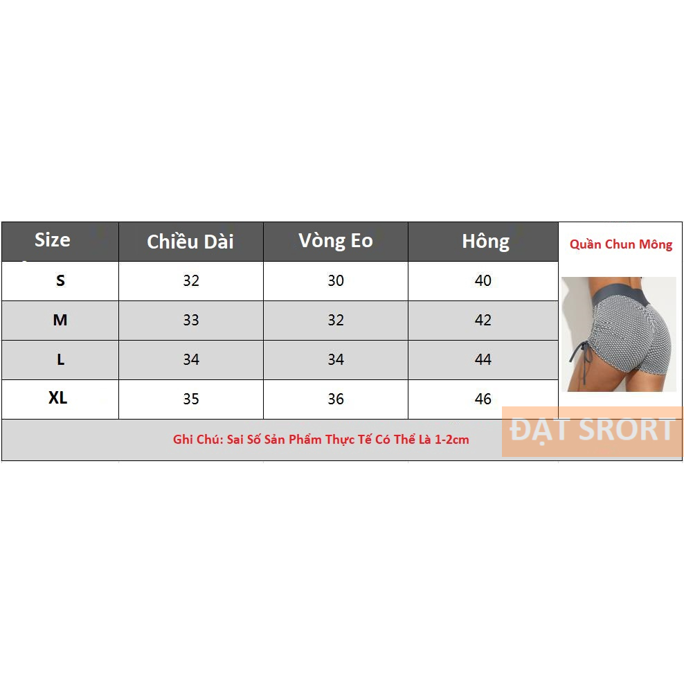 Quần Short Tập Gym , Yoga , Thể Thao Cho Nữ , Chun Mông , Eo Chéo , Dây Rút , Co Giãn 4 Chiều