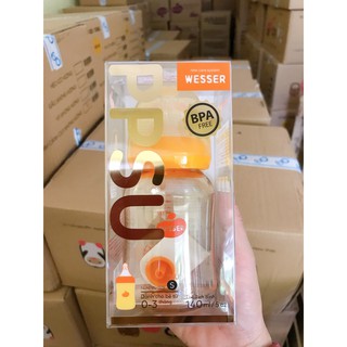 [CHÍNH HÃNG] BÌNH SỮA PPSU WESSER 60ML /140ML /250ML
