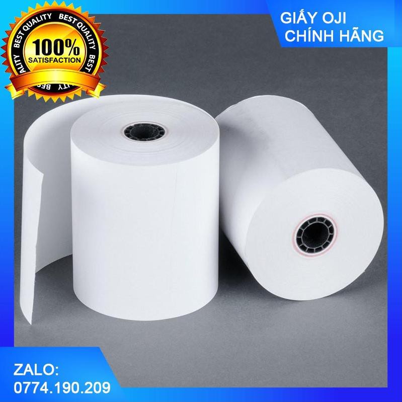 [Chính Hãng] Giấy In Nhiệt K80 (80mm x 80mm) In Bill/ Hóa Đơn Tính Tiền Hansol/ Oji