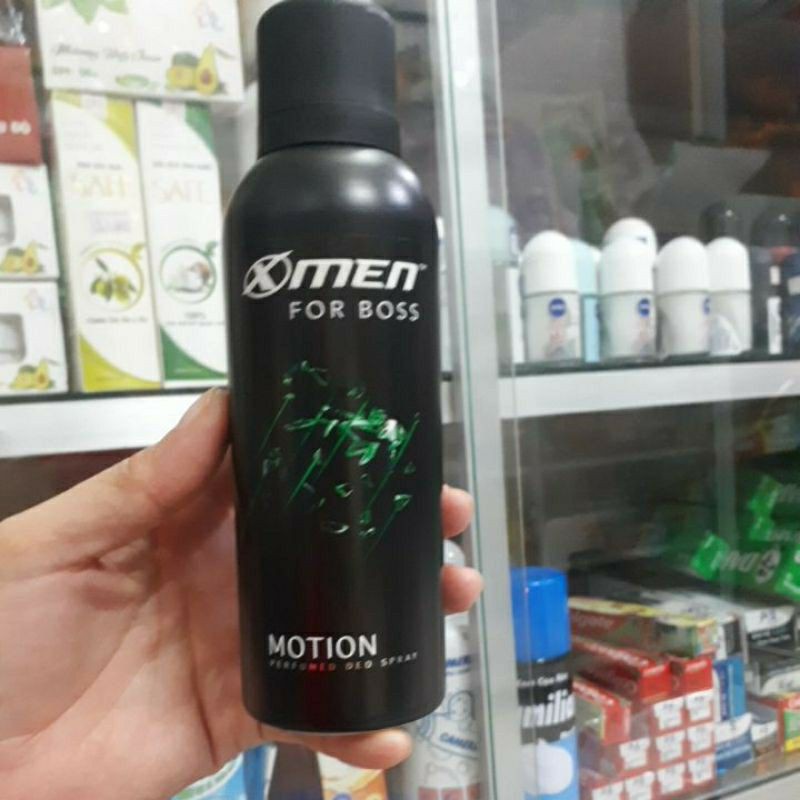 xịt khử mùi toàn thân Xmen For Boss motion 98gr