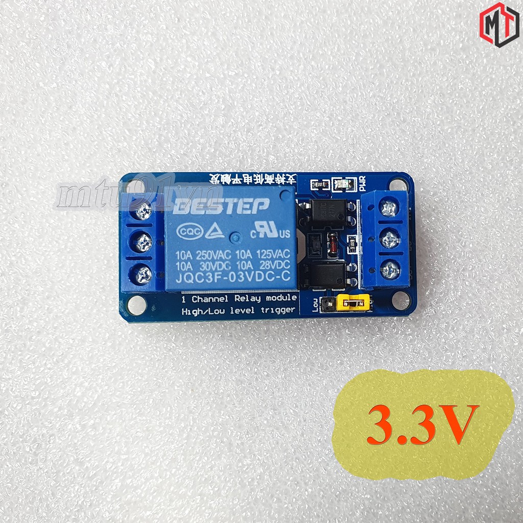 Module 1 Relay Với Opto Cách Ly , Kích HIGH/LOW 5VDC - 12VDC - 24VDC