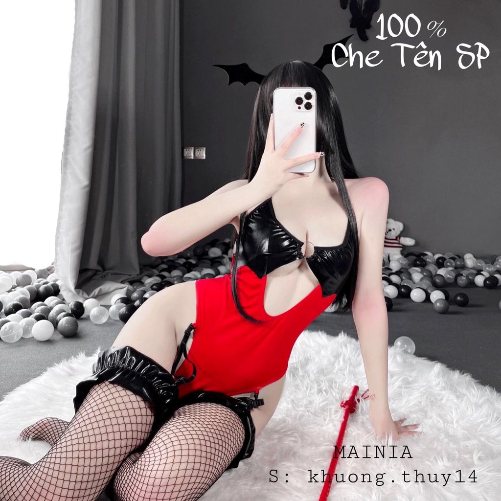 Bộ Đồ Ngủ Cosplay Ác Quỷ Siêu Dễ Thương Xinh Xắn quyến Rũ Sexy Gợi Cảm Mainia Shop