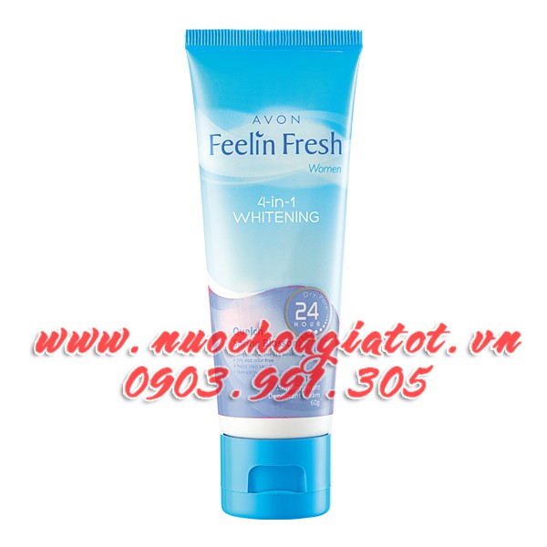 CHÍNH HÃNG KEM KHỬ MÙI TRẮNG DA AVON FEELING FRESH 60G MÀU HỒNG