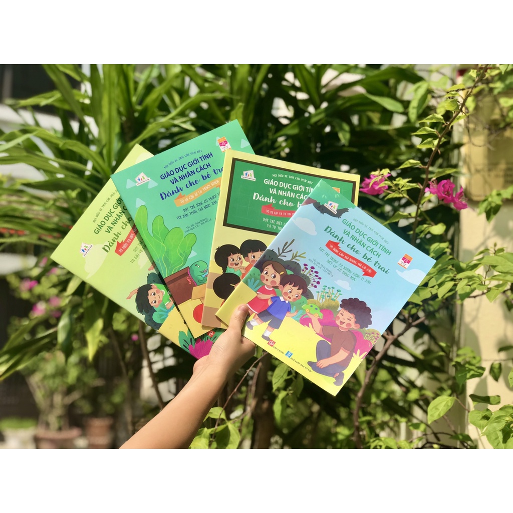 Sách - Giáo dục giới tính và nhân cách dành cho bé trai (4 cuốn Đinh Tị)