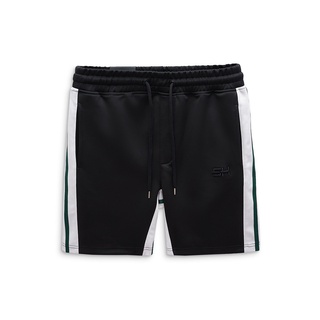 Quần short nam relaxed green line, chất vải cotton thoải mái, qd003344, somehow