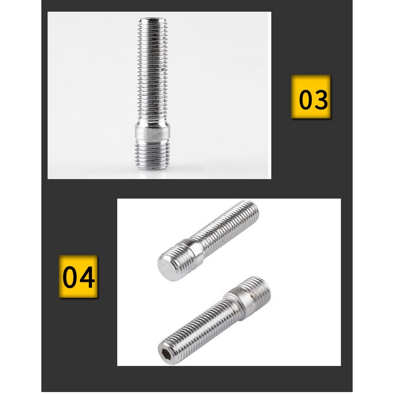 Set 20 Ốc Vít Nối Dài M12x1.5 Chuyên Dụng Cho Bánh Xe Hơi