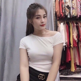 Áo lệch vai hàng đẹp xưởng Hanna