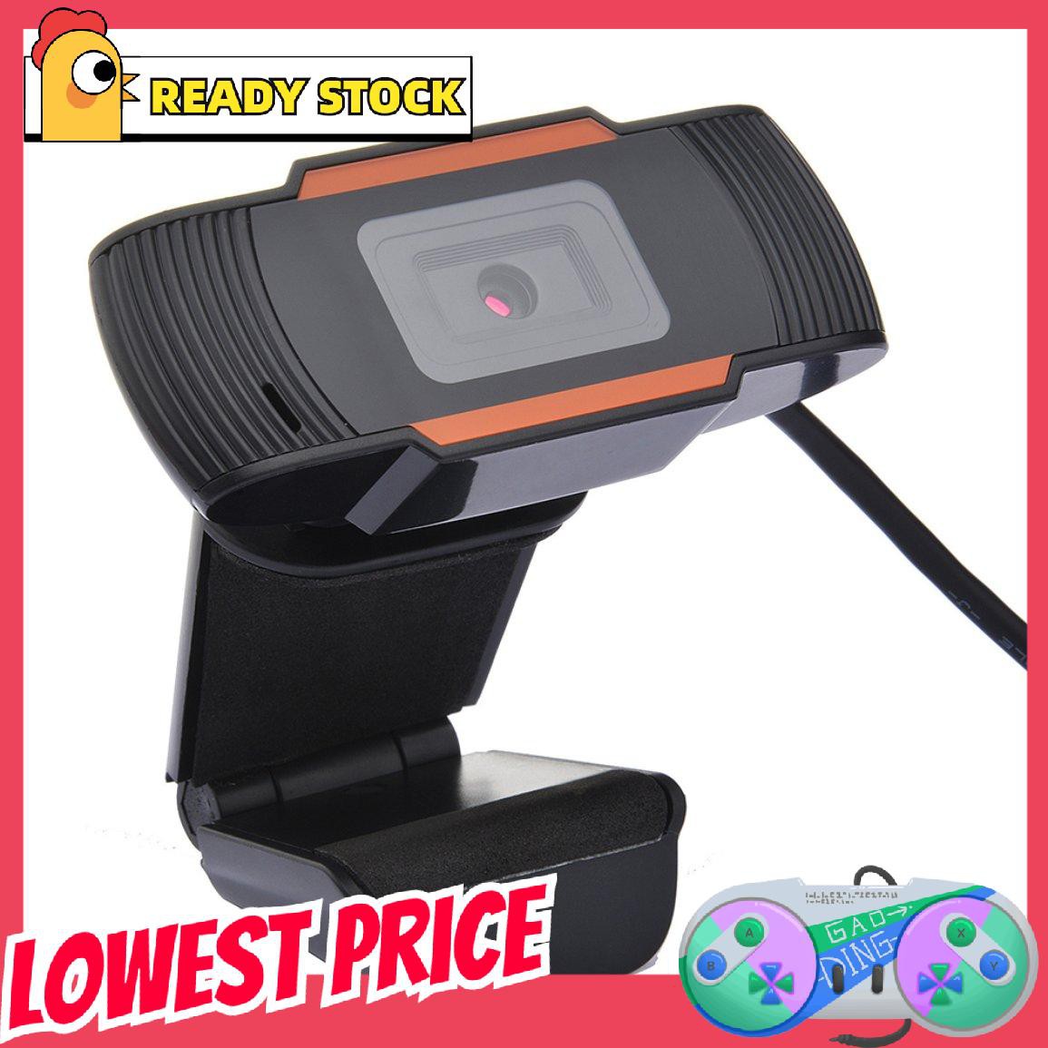 (Hàng Mới Về) 1 Chiếc Webcam Xoay 30 Độ 2.0 Hd 720p Usb Có Micro Cho Máy Tính | BigBuy360 - bigbuy360.vn
