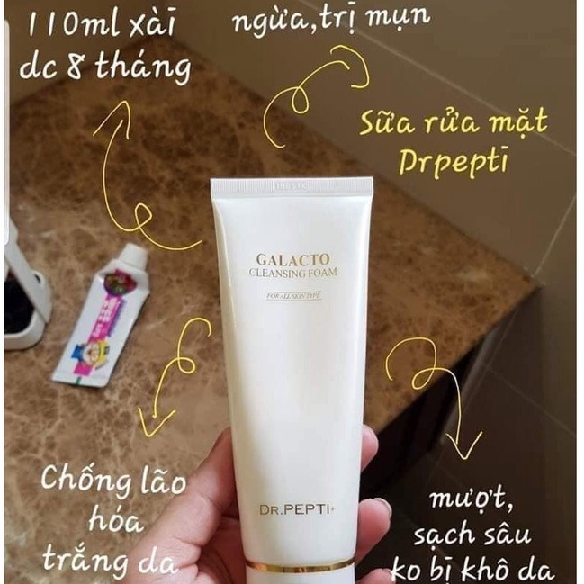 Sữa Rửa Mặt Dr.Pepti Galacto Hàn Quốc 110ml