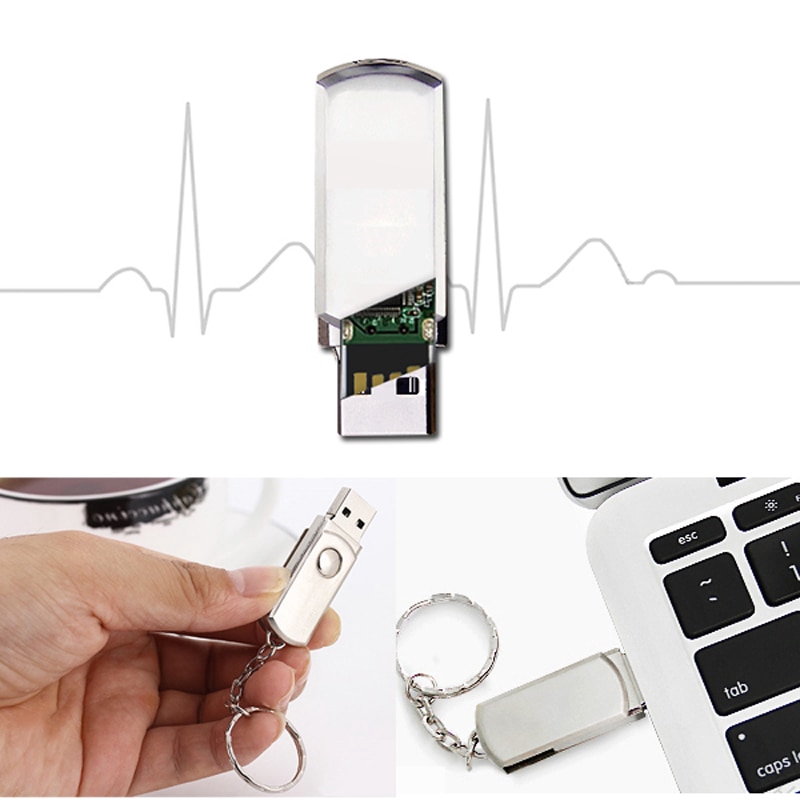 Custom Made for TV Mini Metal Usb Flash Drive 1TB Rotating Pendrive Storage Device for Computer