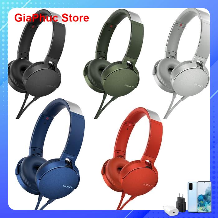 Tai Nghe Chụp Tai Sony ExtraBass MDR-XB550AP - Hàng Chính Hãng