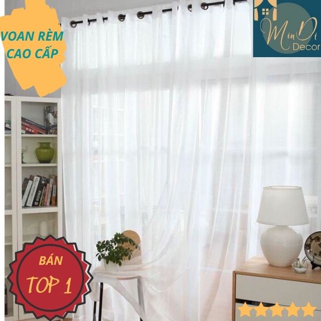 Rèm Voan Giá Rẻ, Bền Đẹp, Von Cửa, Giảm Bụi Thẩm Mỹ Cao, Uy Tín Chất Lượng Cao - MinDi Decor