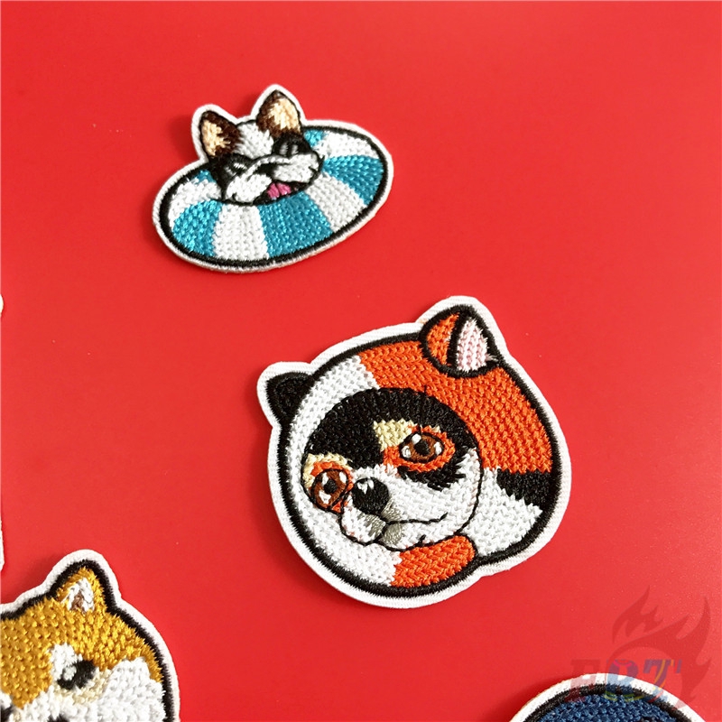 Sticker Ủi Thêu Hình Thú Cưng Dễ Thương