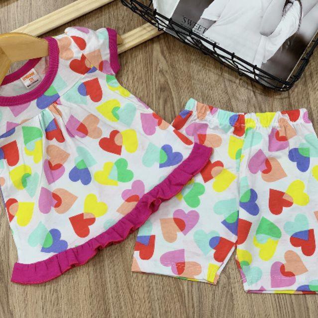 Bộ cotton xuất dư cho bé