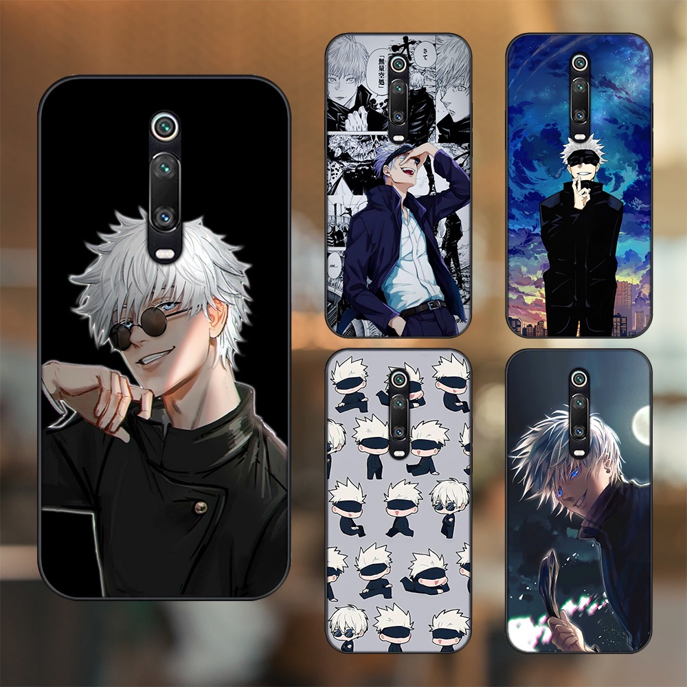 Ốp lưng Xiaomi K20, K20 Pro, Mi 9T viền đen in hình Satoru Jujutsu Kaisen