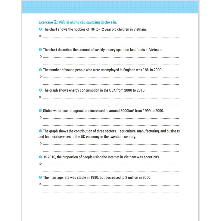 Sách IELTS KEY WRITING - Công thức học nhanh IELTS Writing Task 1