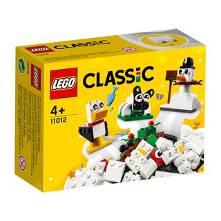 Đồ Chơi Lắp Ráp LEGO CLASSIC Hộp Lắp Ráp Sáng Tạo Màu Trắng 11012 Cho Bé Trên 4 Tuổi