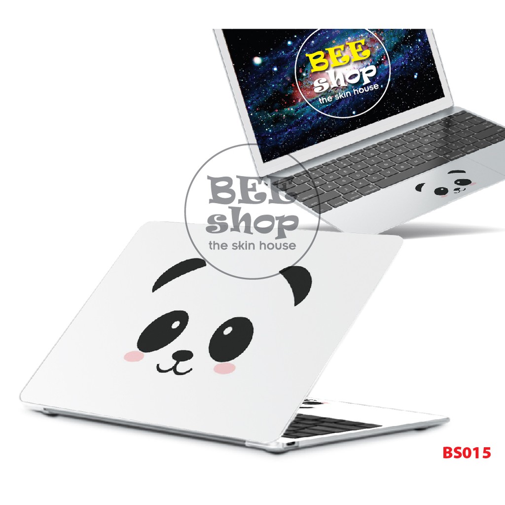 Decal dán laptop PANDA cho Macbook/HP/ Acer/ Dell /ASUS