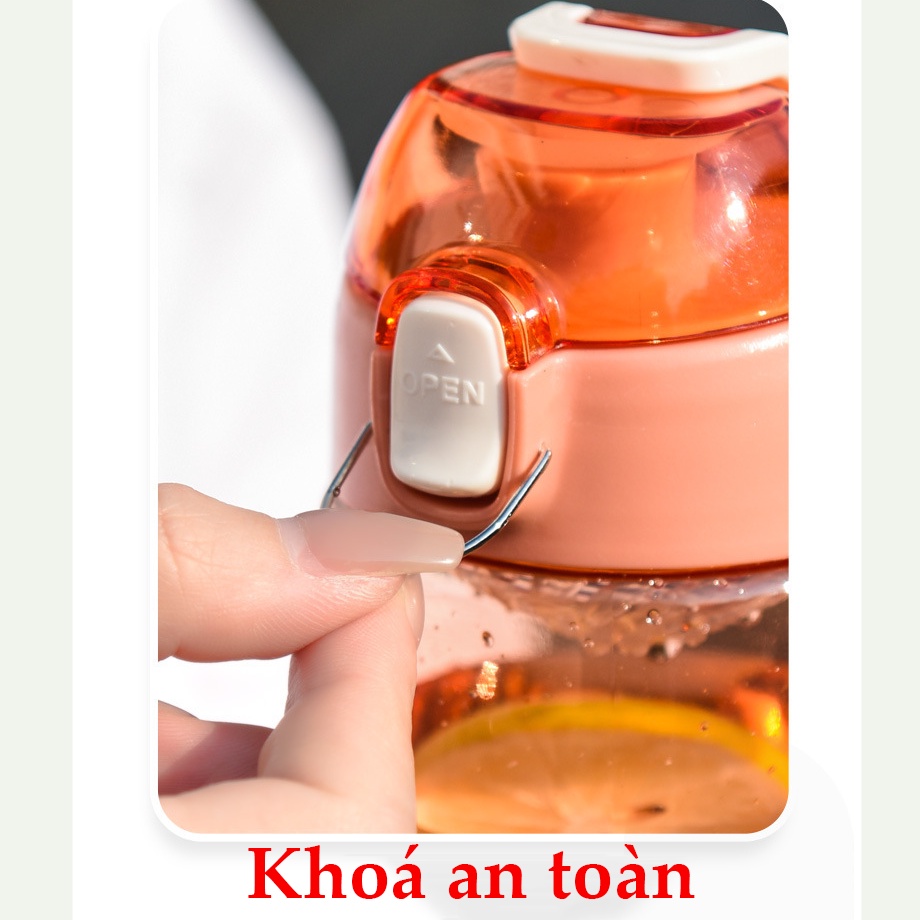 Bình Nước, Bình nước thể thao mang đi làm đi tập gym dung tích 700ml có lớp ngăn BN23